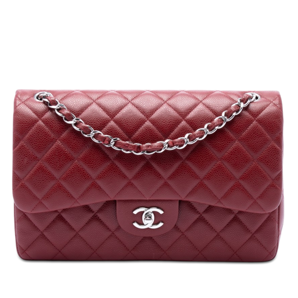 Pre-Loved Chanel Jumbo Classic Caviar Double Flap
